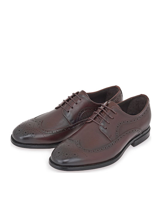 Δερμάτινα Ανδρικά Oxfords Καφέ