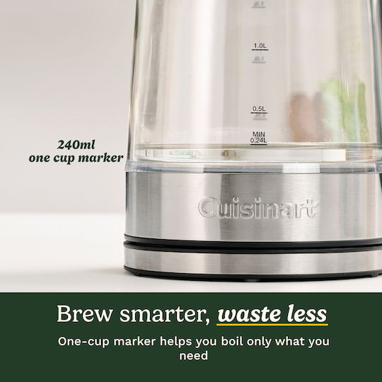 Cuisinart Електрическа Кана 1.7л 3000W Черна
