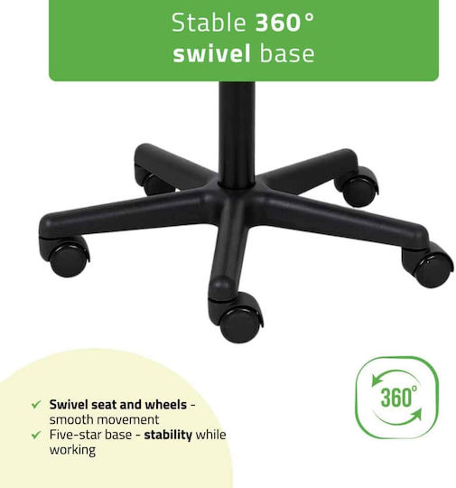 Habys Medical Stool Black T-TACHAO007