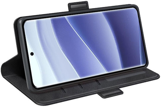 Book Gehärtetes Glas Schwarz Redmi Note 14 Pro 5G Poco X7Realme 14 Pro