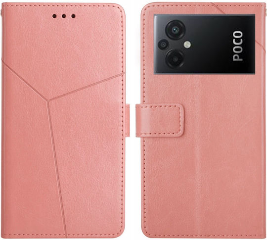 Book Tempered Glass Ροζ (Poco M5)
