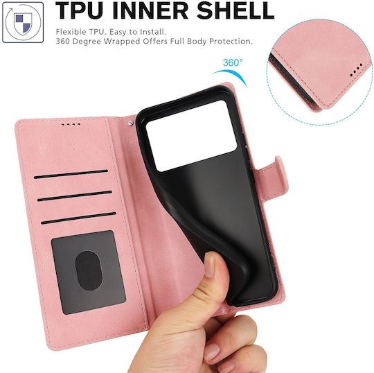 Book Tempered Glass Pink (Poco X6 Pro)