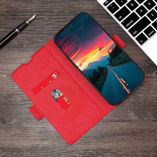 Book Tempered Glass Red (Tcl 40 R 5g)