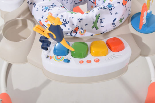 Matadi Baby Jumper Forest 3 în 1 Interactiv Jumper cu Lumină și Sunete pentru 6+ Luni