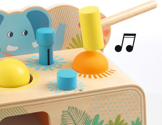 Djeco Wooden Hammering Toy for 18+ Months