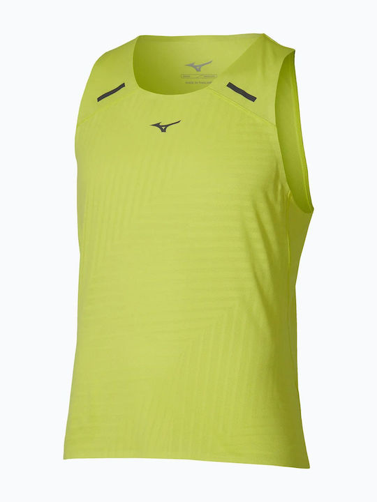 Leichte Sportliche Herrenbluse Lightning Gelbe