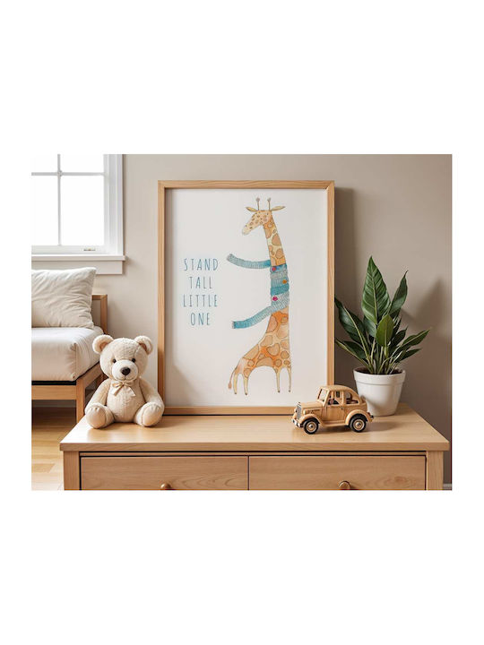 Παιδική Αφίσα Little Giraffe 50x40εκ.