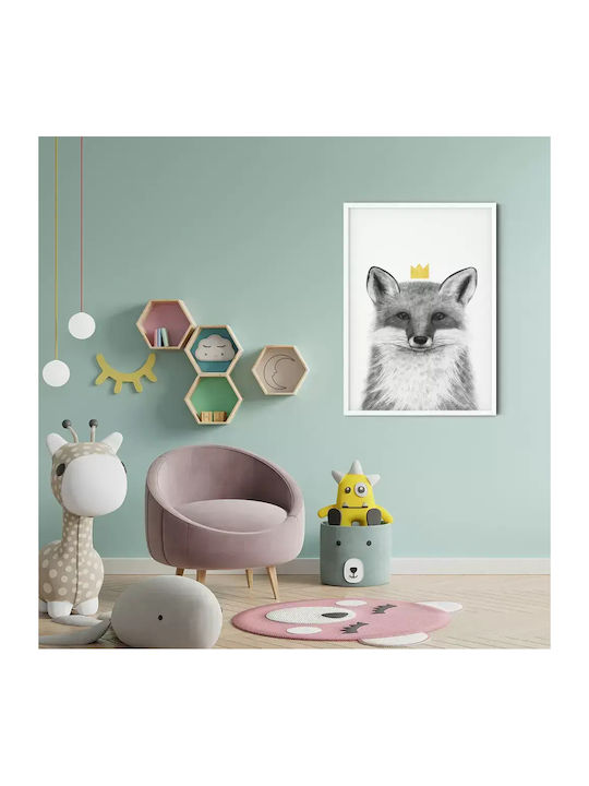 Παιδική Αφίσα Queen Fox 50x40εκ.
