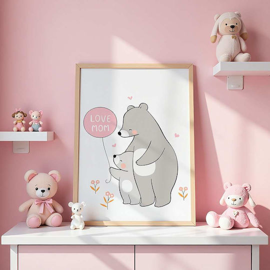 Детски Плакат Bears 50x40см