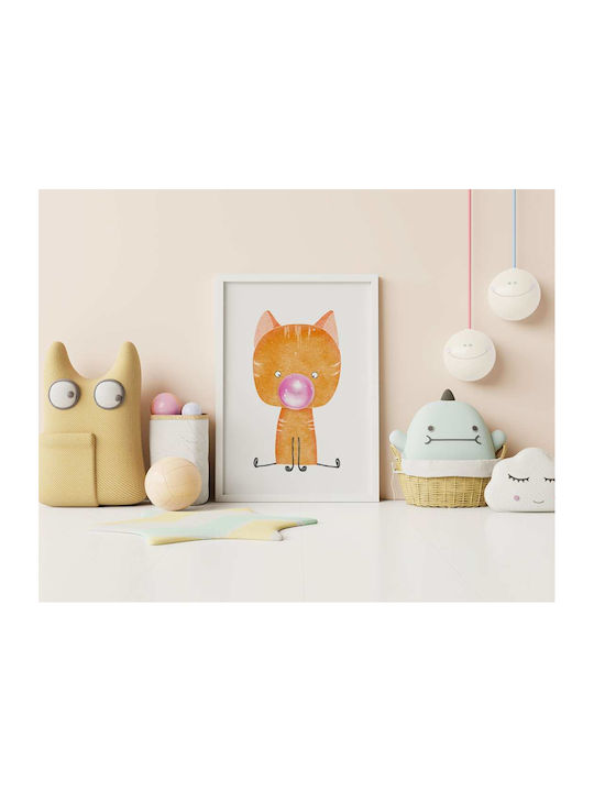 Παιδική Αφίσα Little Cat 50x40εκ.