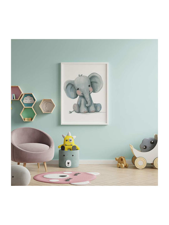Kids Poster Elephant 50x40cm