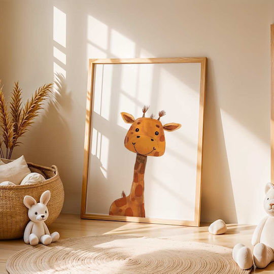 Παιδική Αφίσα Giraffe 50x40εκ.