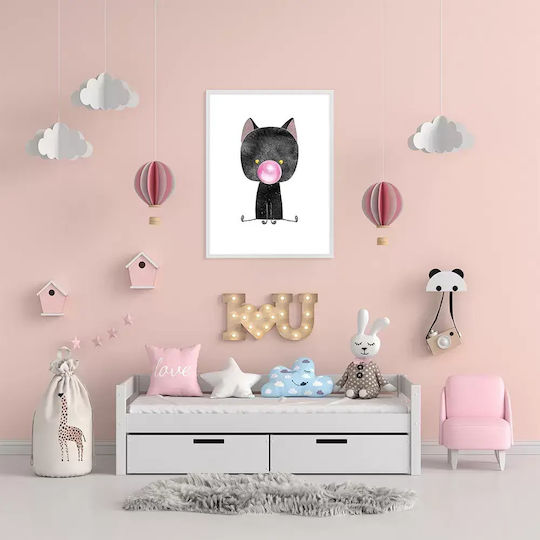 Παιδική Αφίσα Little Black Cat 50x40εκ.