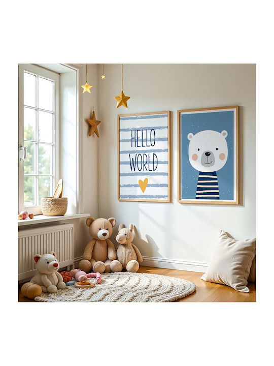 Παιδική Αφίσα Little Bear 50x40εκ.