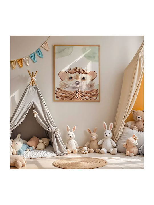 Kinderposter Igel 50x40cm