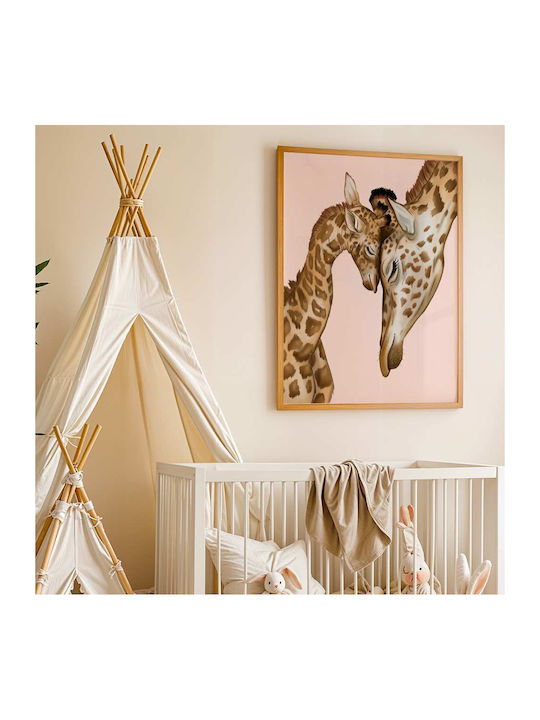 Παιδική Αφίσα Giraffes 50x40εκ.