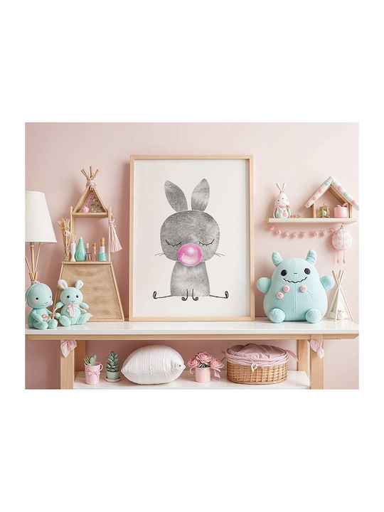 Παιδική Αφίσα Little Bunny 50x40εκ.