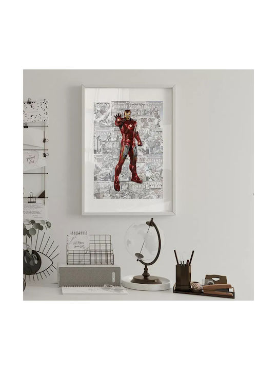 Комикс постер Iron Man Cm030 40см X 50см