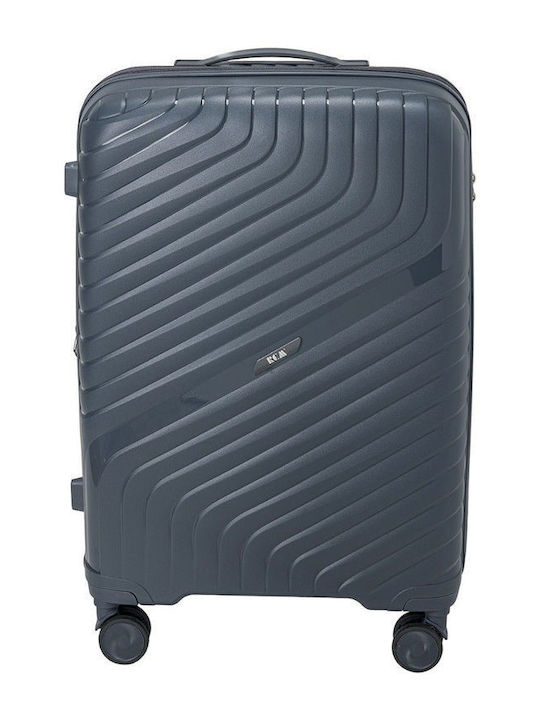 RCM Hard Graphite Travel Suitcases Set 3pcs