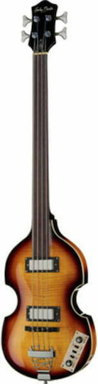 Harley Benton 4-String Fretless Electric Bass FL