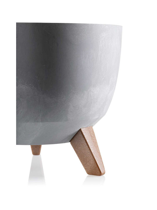 HowHomely Γλάστρα Τσιμεντένια Gray 29x18εκ.
