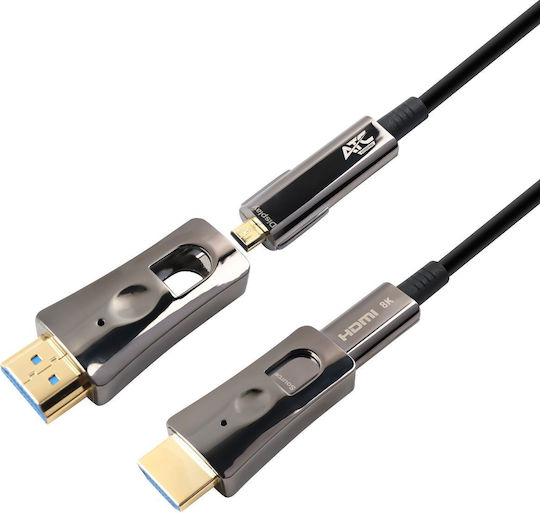 ATC HDMI 2.1 Ultra High Speed 48Gbps 4K 120Hz HDR VRR Cable HDMI Male - HDMI Male 30m Black
