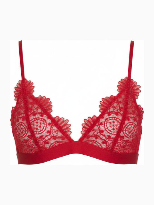 La Lolita Amsterdam Bralette Σουτιέν Κόκκινο