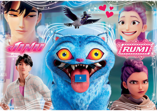 Puzzle pentru copii Super Color K-POP Demon Hunters pentru 6+ Ani 104 piese Clementoni