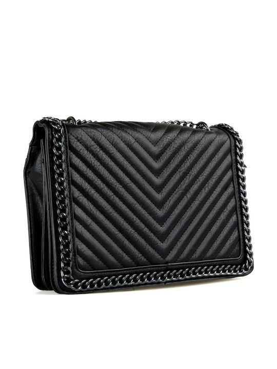 Γυναικεία Τσάντα Ώμου Μαύρη