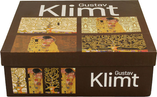 Klimt Чаша от Порцелан Кафява 350 мл 4 Бройки