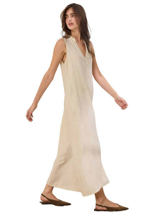 Summer Maxi Dress Beige