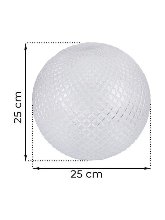 Cannes Clear Glass Shade Ball 25cm