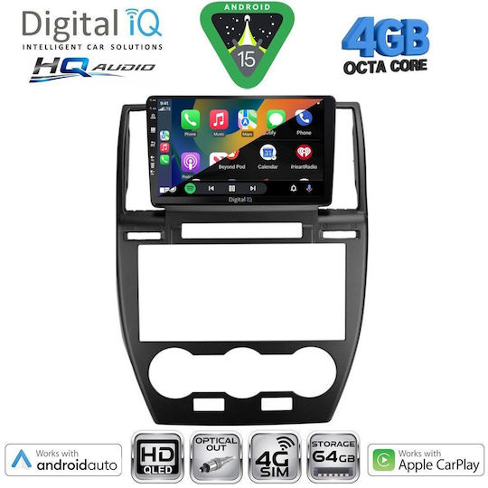Digital IQ Ηχοσύστημα Αυτοκινήτου για Land Rover Freelander 2006-2014 (Bluetooth/USB/WiFi/GPS/Apple-Carplay/Android-Auto) με Οθόνη Αφής 9"