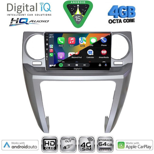 Digital IQ Ηχοσύστημα Αυτοκινήτου για Land Rover Freelander 2006-2014 (Bluetooth/USB/WiFi/GPS/Apple-Carplay/Android-Auto) με Οθόνη Αφής 9"