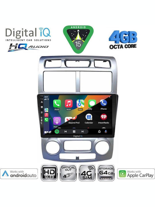 Digital IQ Car Audio System for Kia Soul 2008-2013 (Bluetooth/USB/WiFi/GPS/Apple CarPlay/Android Auto) with 9" Touch Screen