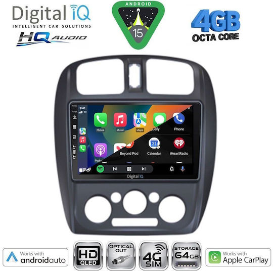 Digital IQ Ηχοσύστημα Αυτοκινήτου για Mazda 323 1998-2004 (Bluetooth/USB/WiFi/GPS/Apple-Carplay/Android-Auto) με Οθόνη Αφής 9"