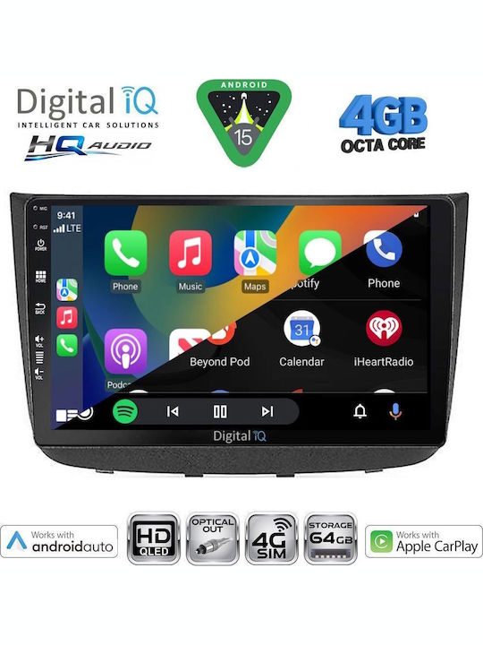 Digital IQ Car Audio System for Mercedes-Benz Vito / Viano 2003-2007 (Bluetooth/USB/WiFi/GPS/Apple CarPlay/Android Auto) with 10" Touch Screen