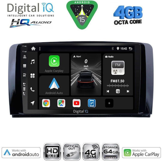 Digital IQ Автомобилна Аудио Система за Mercedes-Benz Vito / Viano 2003-2007 (Bluetooth/USB/Wi-Fi/GPS/Apple CarPlay/Android Auto) с Touch Screen 10"