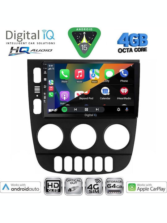 Digital IQ Car Audio System for Mercedes-Benz E Class 2012-2014 (Bluetooth/USB/WiFi/GPS/Apple CarPlay/Android Auto) with 10" Touch Screen