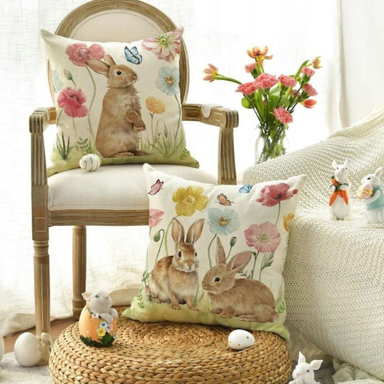 ecarla Μαξιλαροθήκη Bunny 45x45εκ.