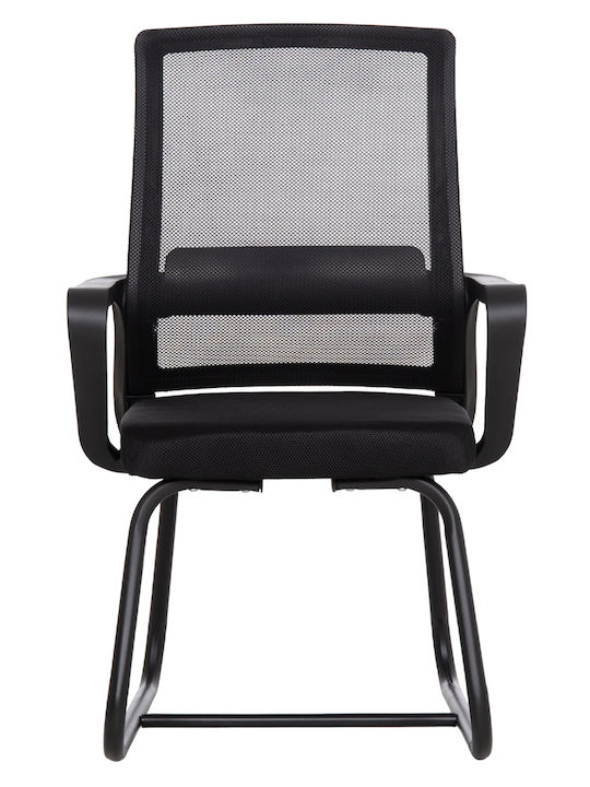 Besucherstuhl mit Armlehnen in Farbe 58x56x93cm