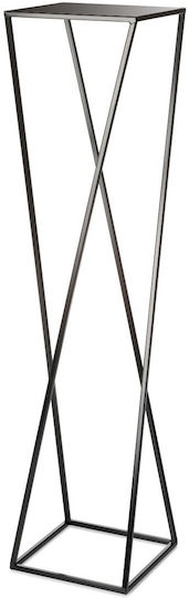 HowHomely Suport Pentru Plante Negru 24x24x100cm