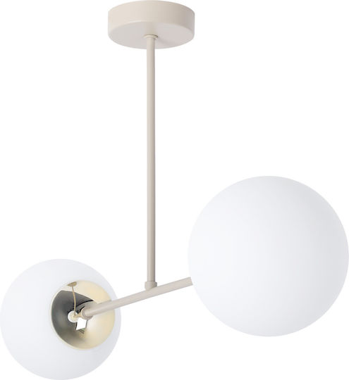 Light Home Висящо Осветително Тяло Златисто с Цокъл E14