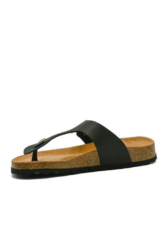 Leather Women's Anatomic Black Sandals
