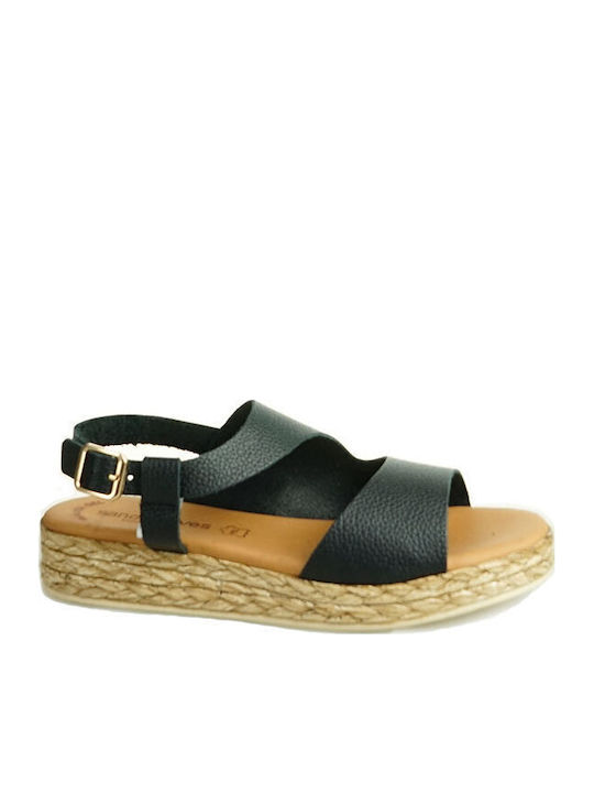 Women's Flat Sandals Black