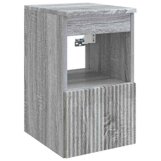 vidaXL Badezimmer Waschtisch-Einheit mit Licht 43x16x62,5cm Graue