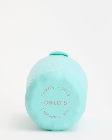 Chilly's Glass Thermos Stainless Steel BPA Free 340ml Pastel Green