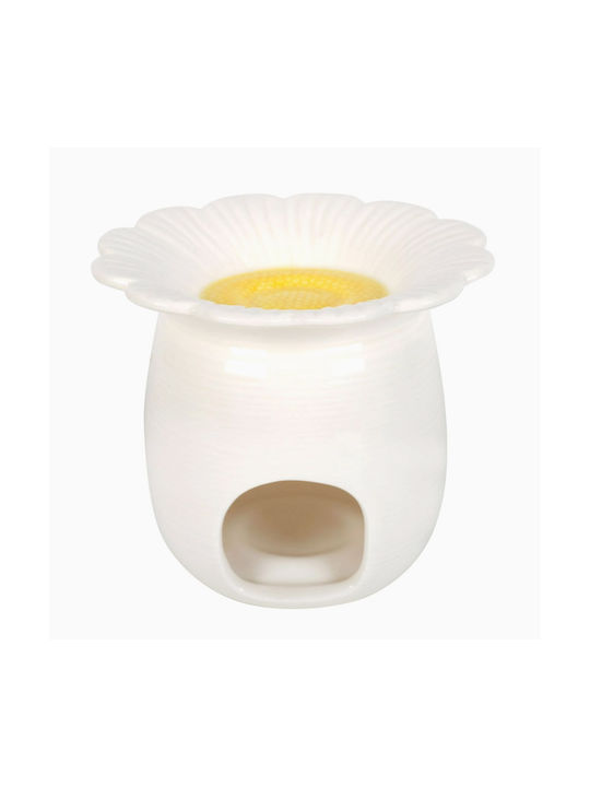 Themagi Parfumier Ceramic Alb White Daisy Ceară Topită
