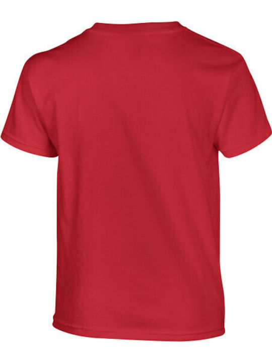Kids Top Short-sleeved Red Small