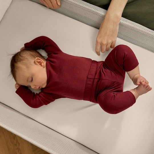 Snuz Babywiege Snuzpod Studio mit Matratze und Rädern Grün